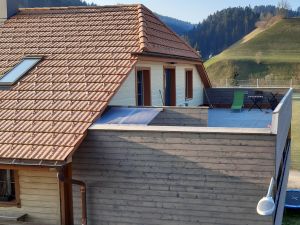 Ausbau Dachstock mit Erweiterung Terrasse – nach der Fertigstellung