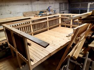 Anbau Balkon – Vorproduktion in Werkstatt